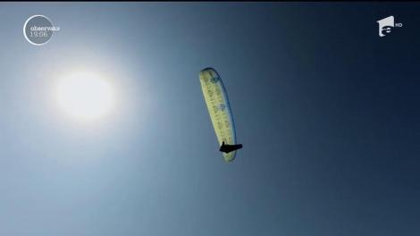 O turistă a fost rănită după ce a căzut cu parapanta