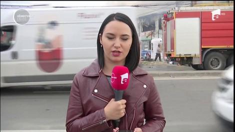 Trei oameni au ajuns la spital, după ce un incendiu a izbucnit la un mare complex comercial din Afumaţi, judeţul Ilfov