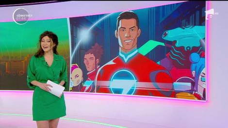 Cristiano Ronaldo se mută de pe terenul de fotbal în desenele animate