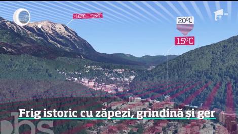 După grindină, furtuni şi ploi, peste România a venit iarna cu zăpadă şi temperaturi de februarie