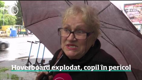 Distracţia unui copil de zece ani era cât pe ce să se transforme într-o tragedie. Hoverboard-ul băiatului a explodat din senin