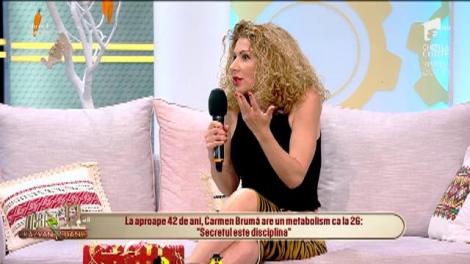 Carmen Brumă a realizat un program online de slăbit: Cuprinde patru săptămâni de dietă, iar execițiile pot fi făcute și acasă
