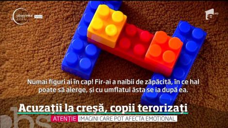 Copii de numai doi ani au fost terorizaţi zilnic la o creşă din Năvodari! Două îngrijitoare au fost înregistrate în timp ce îi jignesc, îi ameninţă şi chiar îi lovesc