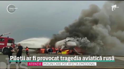 Noi imagini şocante de la accidentul aviatic din Rusia