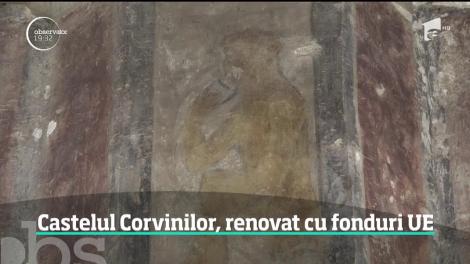 Castelul Corvinilor din Hunedoara, renovat cu fonduri UE