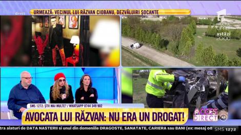 Avocata lui Răzvan Ciobanu face acuzații grave: "Ce droguri? Nu există raportul de toxicologie. Nu a fost efectuat!"