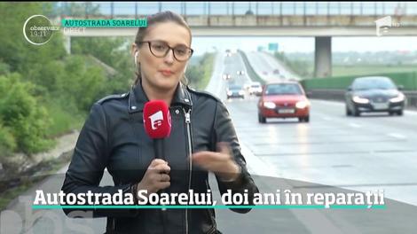 Tronsonul din Autostrada Soarelui care a ajuns o bombă cu ceas pentru şoferi intră, în sfârşit, în reparaţii capitale