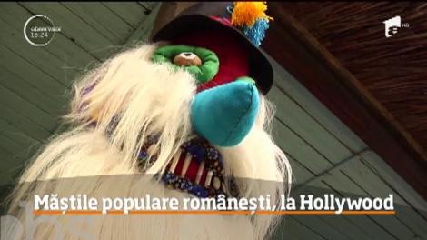 Măştile româneşti au ajuns la Hollywood! Un set de patru măşti populare au ajuns în personajelor principale din celebrul serial american Lucifer