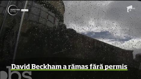 David Beckham a rămas fără permis de conducere pentru 6 luni! A fost turnat de un martor! Ce făcea la volan - Video