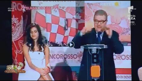 Smiley News. Fază comică! Cum citește o asistentă tv rezultatele unei etape de fotbal