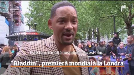 Aladdin a avut premiera mondială la Londra! Iar de pe covorul roşu nu au lipsit actorii de la Hollywood care sunt protagonişti în film