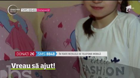 Mădălina este o fetiță care suferă de sindromul Rett, iar până la cei opt ani pe care îi are nu a atins niciodată vreo jucărie. Printr-o donaţie o poți ajută să aibă o viață normală