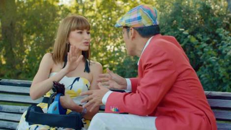 Orlando (Ștefan Bănică) iese la plimbare cu cățelul și întâlnește o doamnă fermecătoare