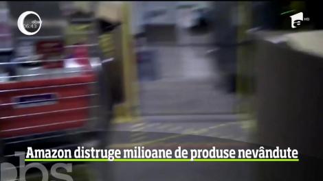 Amazon distruge milioane de produse pe care nu le vinde!