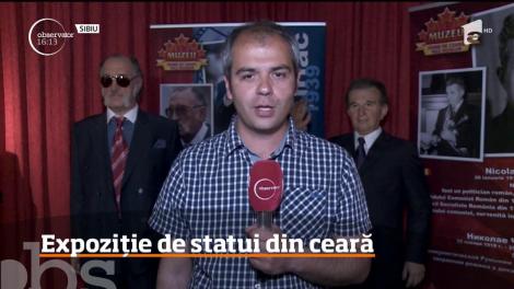 Nicolae Ceaușescu, principala atracție a Expoziției Figurilor de Ceară din Sibiu. Până când vor putea turiștii să admire operele artiștilor bulgari