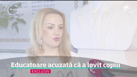 „I-a băgat mâna în gât, i-a dat o palmă peste faţă şi a tras-o de păr”. Scandal la o grădiniţă din București! O educatoare, acuzată că a lovit o fetiță - Video