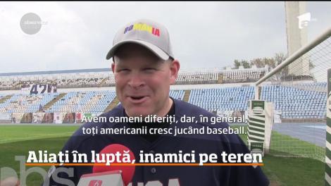 Un meci de baseball a pus faţă în faţă soldaţii americani de la Mihail Kogălniceanu cu o echipă românească