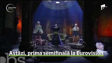 Concursul Eurovision începe la Tel Aviv cu prima semifinală, pentru care participanţii au avut, repetiţia generală, în costume