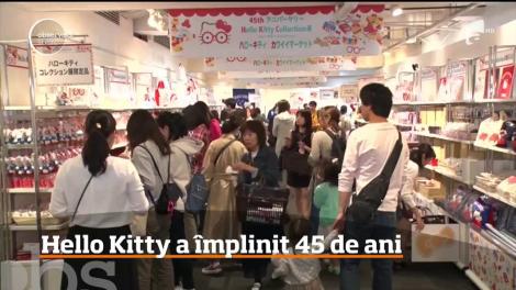 Personajul animat Hello Kitty a împlinit 45 de ani