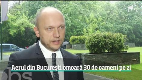 Situație alarmantă! Aerul poluat din București omoară 30 de oameni pe zi!