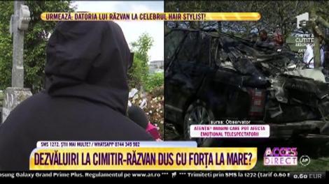 Dezvăluiri la cimitir. Răzvan Ciobanu a fost obligat să meargă la mare!?