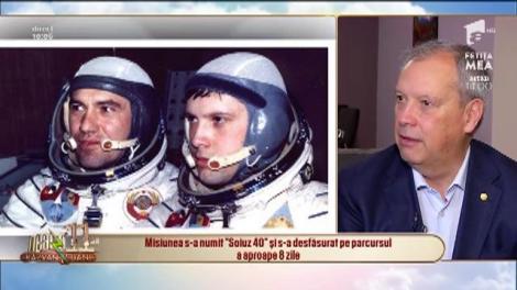 Dumitru Dorin Prunariu, singurul român care a zburat vreodată în spațiul cosmic, în direct la Neatza cu Răzvan și Dani: "M-am pregatit trei ani de zile pentru misiune"