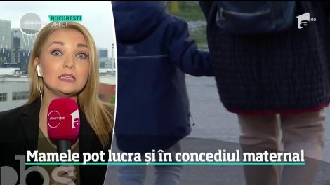 Se schimbă legea. Mamele vor putea lucra și în concediul maternal