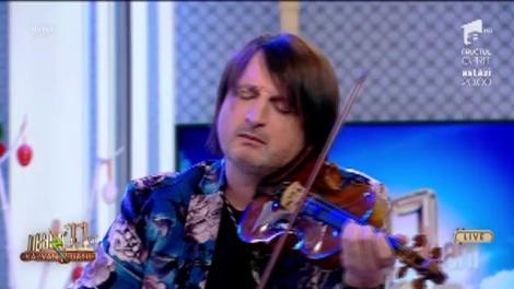 Neatza cu Răzvan și Dani. Edvin Marton c&acirc;ntă live la vioară piesa Clock