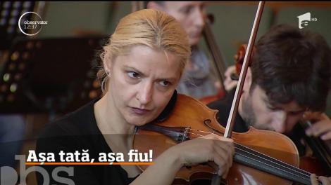 Andrei, fiul Octaviei Geamănu, nelipsit de la repetițiile tatălui său! Marian Ionescu se pregătește de un concert cu Orchestra Simfonică București
