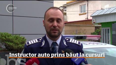 Instructor auto prins băut la volan, în timpul orelor de traseu! Bărbatul lucra la școala de șoferi implicată în scandalul permiselor date pe șpagă