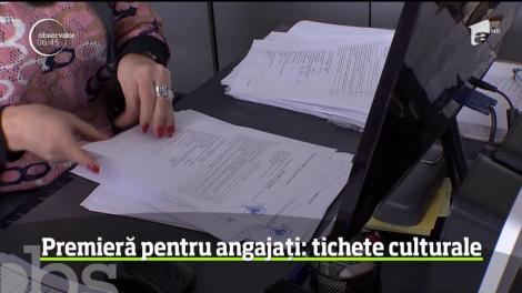 După tichetul de masă, a apărut tichetul de cultură