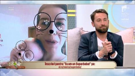 ”Eu am un superbebe!” Mihaela, mândră nevoie mare de Luna, fetița ei: ”Nu știe să plângă! E cuminte!”