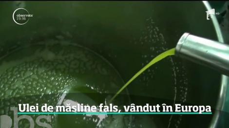 Sute de tone de ulei de măsline fals, vândut în Europa. Falsificatorii erau adevăraţi alchimişti