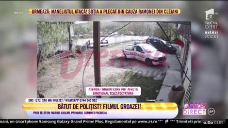 Imagini șocante! Un polițist din Vaslui și-a făcut propria lege, cu pumnii și picioarele. Totul a fost filmat - Video