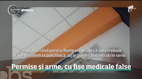 Permise și arme, cu fișe medicale false. Peste o mie de români vor da cu subsemnatul la poliţie