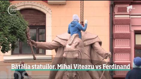 Bătălia statuilor, în Oradea. Mihai Viteazul vs. Regele Ferdinand I