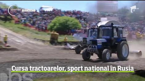 Rusia ar putea avea un nou sport naţional: cursele de tractoare