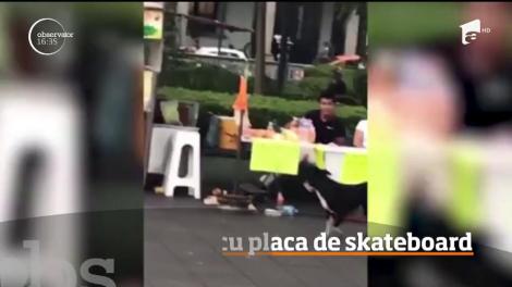 Un stand cu băuturi, distrus de un câine „fără direcție”! N-o să-ți vină să crezi ce a spus stăpânul animalului