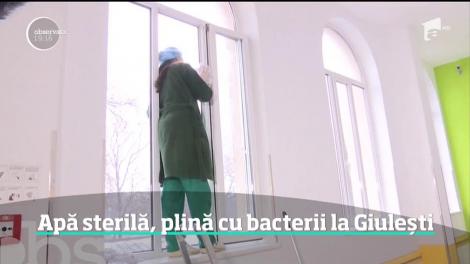 Apa sterilă din Maternitatea Giulești, plină cu bacterii!