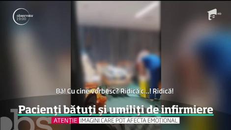 Spitalele s-au transformat în câmp de luptă! La Municipal în Bucureşti trei infirmiere au fost filmate în timp ce îi lovesc pe pacienţii