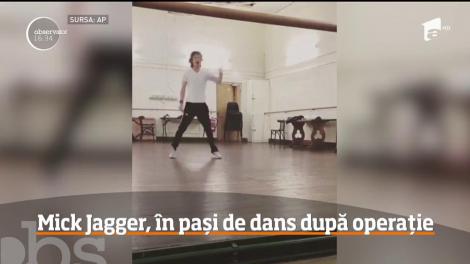 Mick Jagger, în pași de dans, după ce a fost operat la inimă