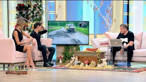 Smiley News. Dorel de Vâlcea asflateaza o groapă plină cu apă!