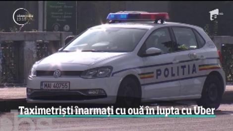 Taximetriștii înarmați cu ouă în lupta cu șoferii Uber