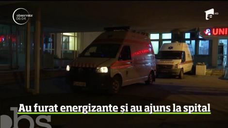 Șapte frați au furat energizante dintr-un magazin, iar apoi au ajuns la spital