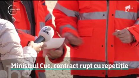 Ministrul Transporturilor a rupt contractul cu un constructor