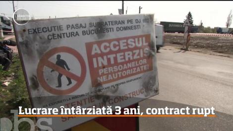 Ministrul Transporturilor a rupt contractul cu firmele care ar fi trebuit să finalizeze lucrarea de pe centura ocolitoare a oraşului Tecuci