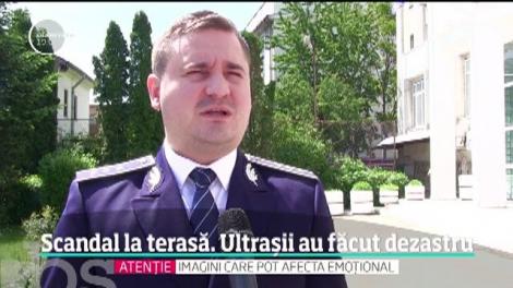 Suporterii unor echipe de fotbal din Craiova au transformat restaurantul lui Gică Craioveanu în câmp de luptă