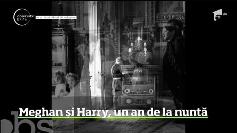 Ducii de Sussex au sărbătorit prima lor aniversare de la nuntă şi au publicat, pe pagina oficială de Instagram imagini din ziua cea mare