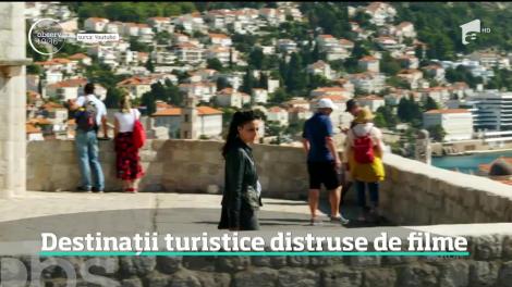 Faima locurilor unde s-au filmat producţii de succes este o sabie cu două tăişuri! Asaltate de turişti din toată lumea, multe au ajuns să fie distruse de propria celebritate