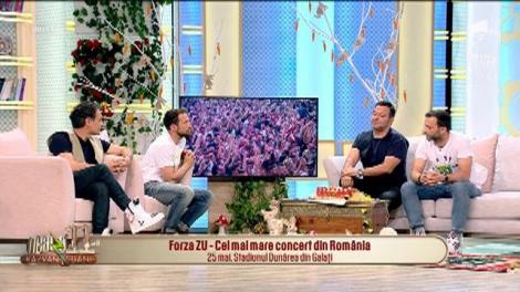 Forza ZU, cel mai mare concert din România! Mihai Morar: Se pune foarte multă pasiune în treaba asta